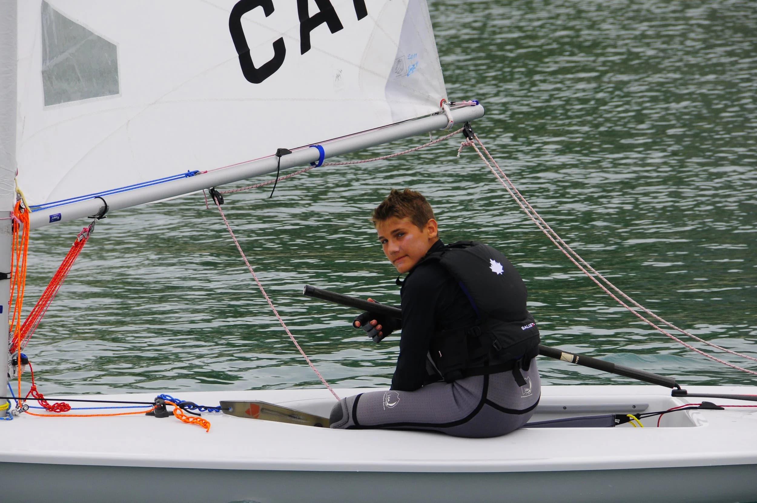Bronte Harbour Laser Race Team, age 12