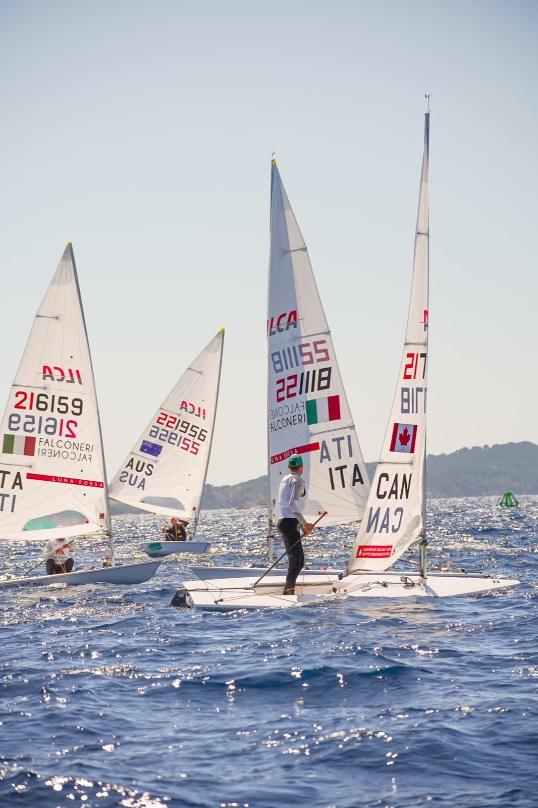 Racing alongside the international squad in the Mediterranean